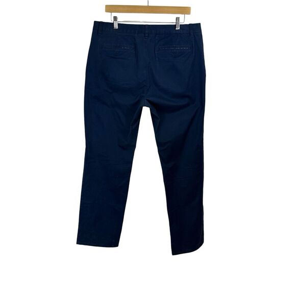 Bonobos Estate Pants Blue Straight Leg Stretch Washed Chinos Size 35 X 32 - Picture 5 of 10